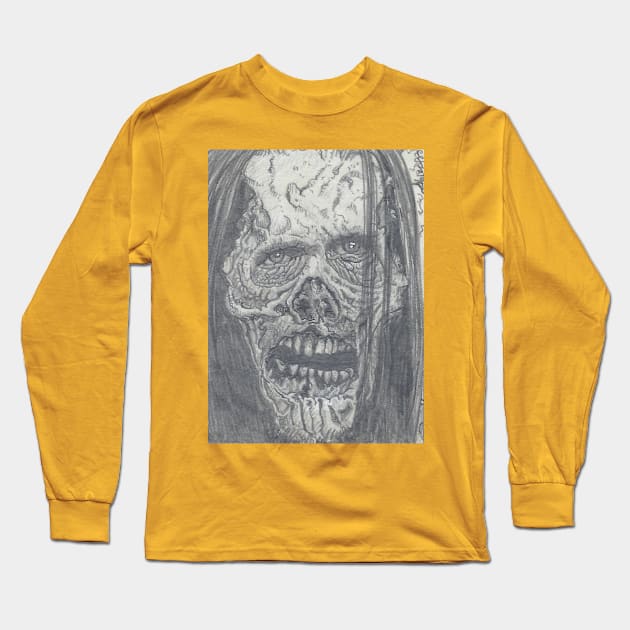 Zombie Long Sleeve T-Shirt by BigClintYeager